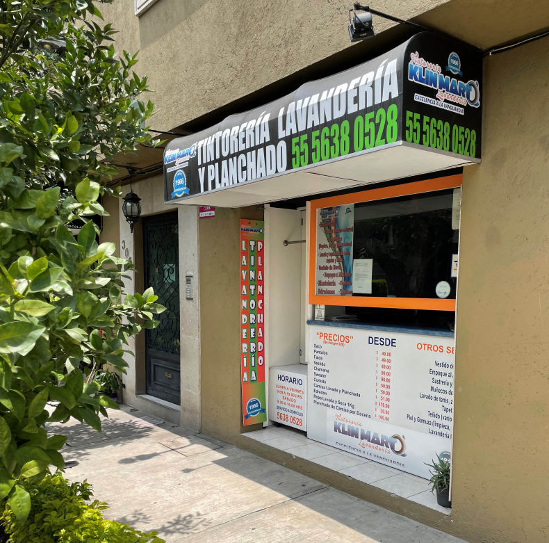 tintoreria en narvarte